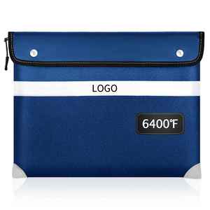 Upgraded Fireproof Waterproof <b>Document</b> <b>Bag</b> with Reflective Strips Fireproof Cash Wallet Zipper Product Category-Fireproof <b>Bags</b> - Product Image 1