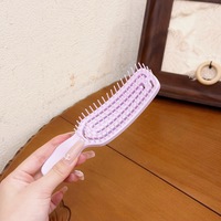 Brosse à cheveux portable et volumisante, brosse à air ventilée résistante à la chaleur pour cheveux fins, brosse de coiffage pour séchage rapide