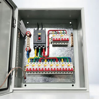 Ensemble complet de boîte de distribution électrique de marque Fuken, 3 phases, 800 ampères, indice de protection IP55, avec poignée de verrouillage cachée