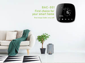 <span class=keywords><strong>Beca</strong></span> Termostato 2 Pipe 4 Pipe 220V/24V Black Smart Tuya Wifi Z-wave Room Fan Coil Termostatos para Hotel - Product Image 3