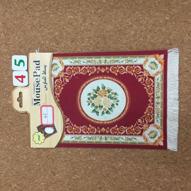 Wholesale Gaming Computer Mouse Mat Vintage Persian Mini Woven Carpet Rubber Mouse Pad