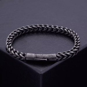 Pulsera Unisex Personalizada <span class=keywords><strong>de</strong></span> Acero Inoxidable con Eslabones Cubanos, Diseño Geométrico, Chapada en Oro, Cierre <span class=keywords><strong>de</strong></span> Bayoneta, Circón, Cristiana Religiosa, <span class=keywords><strong>de</strong></span> Moda - Product Image 3