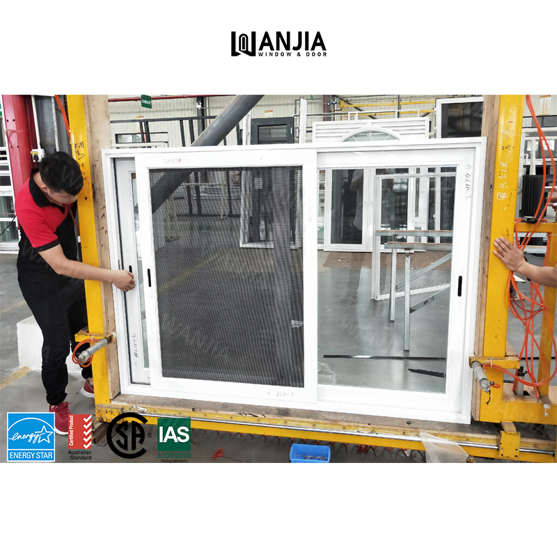 Jendela Geser Bingkai Aluminium Kaca Tempered