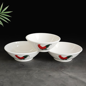 Tazón de Cerámica Vintage con Diseño de Gallo, Tazón para Arroz, Tazón Clásico con Patrón de Pollo, Tazón Retro de Porcelana para Desayuno - Product Image 6