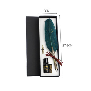 Vente chaude de haute qualité stylo de <span class=keywords><strong>calligraphie</strong></span> <span class=keywords><strong>plume</strong></span> <span class=keywords><strong>plume</strong></span> stylos avec plumes - Product Image 2