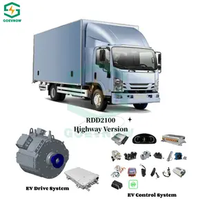 10-13t 트럭 용 하이 토크 EV 변환 키트 RDD2100 고속도로 VCU BMS 장착 전기 트럭 키트 직접 구동 모터