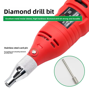 Mini perceuse électrique DIY, meuleuse à main, machine à graver, kit d'outils rotatifs, meuleuse droite - Product Image 4