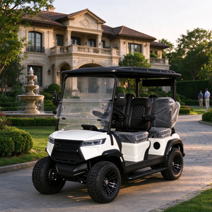 Buggy Eléctrico Resistente para 4 Personas, Carro de Golf Todoterreno para Servicio de Turismo en Resorts de Montaña - Product Image 1