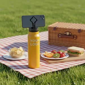 2026 Wholesale Stainless Steel Tumbler Insulated Custom Fitness Gradient <b>Flask</b> Water Bottle with Magnetic Lid - Product Image 1