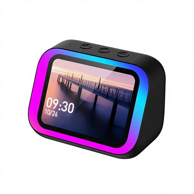 TF26 PRO Smart Speaker with Voice Assistant, Bluetooth Speaker, and Smart Alarm Clock