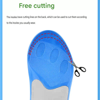 Semelles orthopédiques pour pieds plats en PU, absorption des chocs, soutien de la voûte plantaire, coussinets de talon à haute élasticité, absorbants la transpiration et anti-odeurs