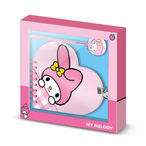 Karactermania - Diario con Diseño de Hello Kitty y My Melody, Color Rosa, con Bolígrafo - Product Image 1
