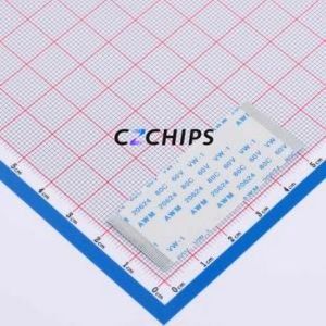 HX FFC-0.5-40P-50mm FFC Cable (Flexible Flat Cable) P=0.5mm Connector 40P 0.5mm 0.3mm Non-Inverting - Product Image 1