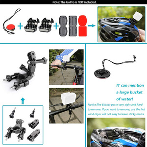 Kit d'accessoires pour caméra de <span class=keywords><strong>sport</strong></span> d'action 120 en 1 compatible avec Go pro 10 9 8 7 6 5 4 Go pro AKASO <span class=keywords><strong>campark</strong></span> xtu Exprotrek - Product Image 4
