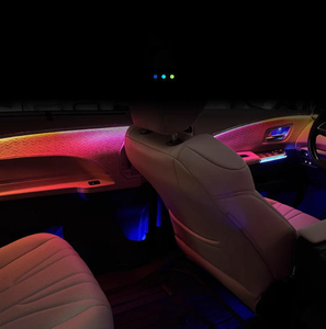 Kit d'éclairage d'ambiance intérieur SJC Symphony LED 64 couleurs pour Toyota Sienna/Granvia 2021-2024 - Product Image 5