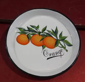 OEM ODM Yutai Custom color orange design decal for enamel plate watersilde decal sticker paper