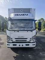 Camion frigorifique ISUZU ELF KV600 4x2 de marque japonaise, camion de transport de poisson vivant de 5 tonnes avec système de refroidissement