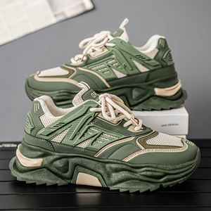 Chaussures de sport à semelle souple, design tendance, mocassins rehaussants, empeigne en maille, chaussures décontractées, tendance mode - Product Image 3