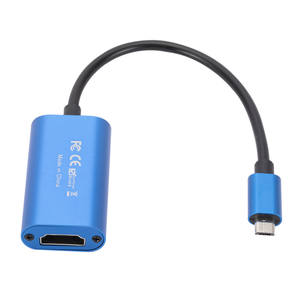 Tarjeta de Captura de Video MICRO USB para Teléfono Móvil, Grabación de Video HD 1080p, Caja de Captura HDMI para Video en Vivo de Juegos, Compatible con VLC, OBS, <span class=keywords><strong>Amcap</strong></span> para Teléfonos Android - Product Image 5