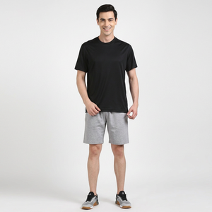 T-shirts unis pour hommes tendance, impression de logo personnalisée, t-shirts vierges, service OEM/ODM de haute qualité, couleurs et tailles personnalisées, respirants - Product Image 1