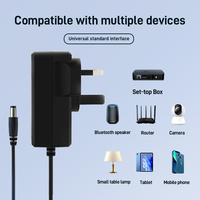 Adaptor Daya AC DC Dinding 10W Shenzhen Lvxiangyuan, Colokan UK, Bersertifikasi CE UKCA, 5V 2A, untuk Tablet dan Router