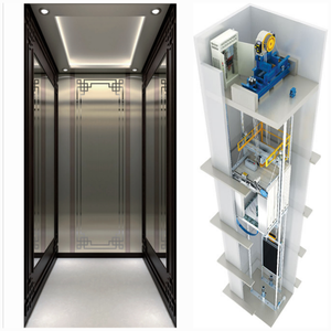 Diseño de cabina de acero inoxidable y vidrio Ascensores de 3 pisos para <span class=keywords><strong>6</strong></span> <span class=keywords><strong>personas</strong></span> Interior 450 kg <span class=keywords><strong>Ascensor</strong></span> de pasajeros 3 pisos 4 pisos 5 pisos - Product Image 5