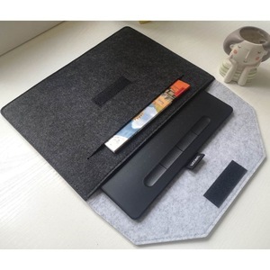 กระเป๋าใส่ปากกาดิจิตอล <span class=keywords><strong>Wacom</strong></span> รุ่น CTL672/472/671 สำหรับใส่กระดานวาดภาพ  กระเป๋าผ้าสักหลาด รุ่น 6100 - Product Image 3