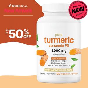 Suplemen Kesehatan Sendi Dewasa Antioksidan 60 Kapsul/Tablet Ekstrak Akar Kunyit 400mg 500mg Kurkumin (Ready Stock) - Product Image 3