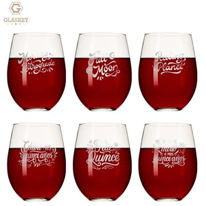 Wedding Engagement Gift Crystal Glasses Egg Shaped <strong>Wine</strong> Glasses Sublimation Stemless <strong>Wine</strong> Glasses <strong>Tumbler</strong> 12Oz/14Oz - Product Image 4