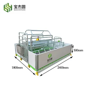 Hot galvanized piggery equipment farrowing crate farrowing pen for sale plastic farrowing crate pig flooring