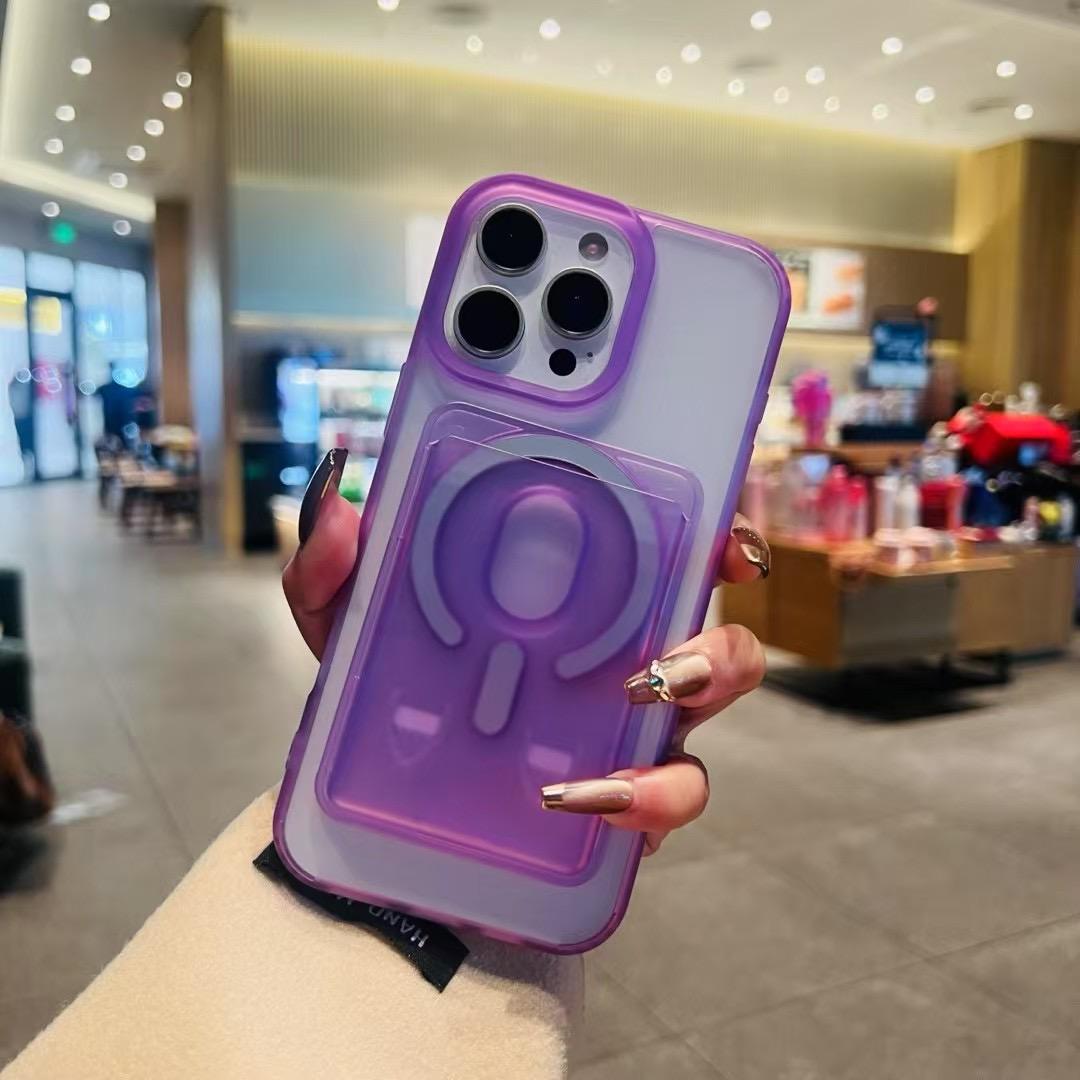 GQ184-เปลือกสีม่วง + กล่องใส่การ์ดสีม่วง