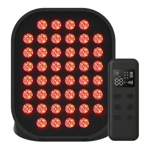 Portable small home use infrared 850nm and 660nm red light therapy lamp panel for face and body