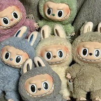 Offre Spéciale POP MART 100% Original LABUBU Exciting Macaron Blind Box Peluches Jouets Boîtes Mystères Visage Vinyle