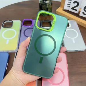 Coque de téléphone magnétique en TPU pour iPhone 17 Pro Max/16/15/14/13 Protection de l'appareil photo avec poignée de téléphone incluse - Product Image 6