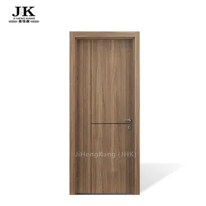 JHK-FC03 Onzichtbare Inbouw Deuren Frameloze Deur Flush Met Melamine Woodgrain Met Groef Flush Deur