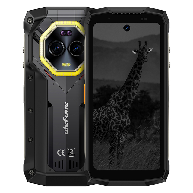 5G Rugged Smartphone 4.7 Inch Size Night Vision Camera 6200mAh 8+256GB Android 14 Pocket Mini Phone Ulefone Armor Mini 20 Pro