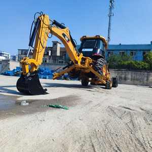 CAT 420F a utilisé la pelle rétro de chargeur de roue avec l'attachement de seau Caterpillar font la charge évaluée de 2 ou 3 tonnes garantie de 1 an - Product Image 2