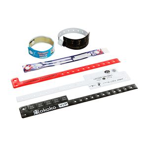 Bán buôn biểu tượng tùy chỉnh PVC dây đeo cổ tay màu sắc khác nhau Silicone cao su Vinyl Vòng đeo tay mã QR khuyến mại Quà Tặng - Product Image 3