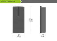 Lector de Tarjetas RFID IP65 Resistente al Agua de 12 V y 125 KHz, Lector de Tarjetas de Proximidad para Control de Acceso a Puertas Inteligentes