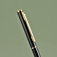 Stylo bille en métal personnalisé avec logo VIP, luxueux, coloré, fin, pour fournitures de bureau, cadeau d'affaires exécutif