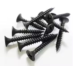 Vis à cloison sèche en acier inoxydable M4, finition zinguée noire, mesure métrique/pouce, classe de qualité 10, filetage standard, marque Leite - Product Image 3