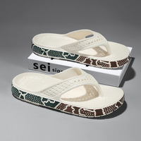 Chaussures de plage d'été pour hommes, légères et respirantes, tongs en EVA avec lacets creux