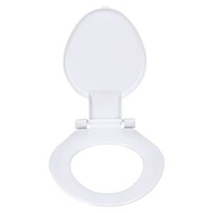 Sedile WC Rotondo <span class=keywords><strong>con</strong></span> Chiusura Ammortizzata e Lenta, a Sgancio Rapido, <span class=keywords><strong>con</strong></span> Cuscino Antiscivolo e Design Resistente allo Sbiadimento - Product Image 4