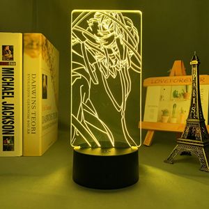 Venta al por mayor nuevos perros callejeros Bungo <span class=keywords><strong>Dazai</strong></span> Osamu Nakahara Chuuya Kawaii Girl DIY 3D LED linterna acrílico <span class=keywords><strong>Anime</strong></span> noche Luz - Product Image 5