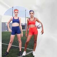 Ensembles de vêtements de yoga et de sport personnalisés pour filles, débardeurs courts sans manches et shorts de cyclisme, survêtement de volley-ball pour adolescentes et enfants