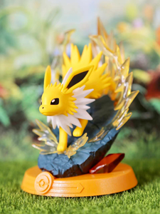 Vente en gros de figurines d'anime mignonnes <span class=keywords><strong>Poke</strong></span> Mon Original Aventura Eevee, ornements de bureau brodés à la main, rembourrage en coton PP, pour cadeau d'anniversaire - Product Image 3