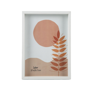 Most Popular Wholesale Custom Bilderrahmen Nordic Simple White Wall <strong>Mount</strong> A4 Wooden <strong>Photo</strong> <strong>Frame</strong> for Home Decor - Product Image 1