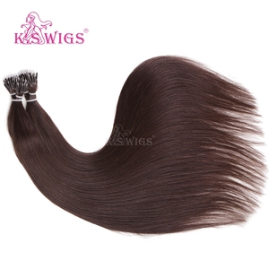 Wholesale 100% Chinese Remy Hair Nano Ring Cuticle Aligned Virgin Double Drawn No Shedding Soft Dark Color Natural Straight Hair - Product Image 4