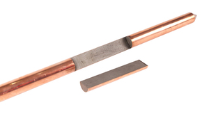 Sistema de puesta a tierra de ingeniería de alta resistencia y bajo <span class=keywords><strong>precio</strong></span>, varilla de tierra de acero recubierto de cobre de 3/8 pulgadas - Product Image 3