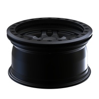 Ruedas de Aluminio Forjado Geruida S3-00036 18-24, Diseño Personalizado Negro Mate de Cinco Radios, Aro Profundo, Estándar DOT para Jeep Wrangler, Garantía de 6 Años